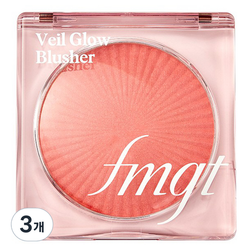 더페이스샵 fmgt 베일 글로우 블러셔, 01 무드 포 핑크, 3개