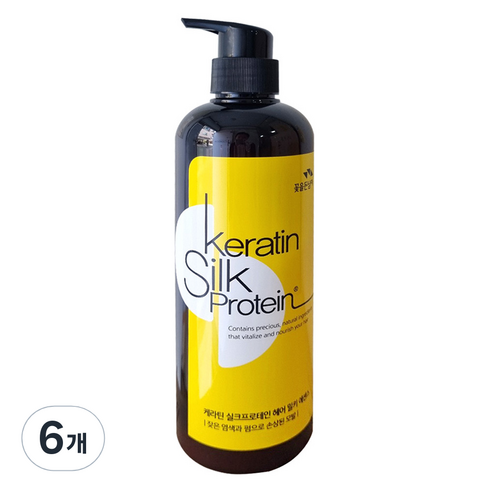 꽃을든남자 케라틴 실크프로테인 헤어밀키에센스, 500ml, 6개