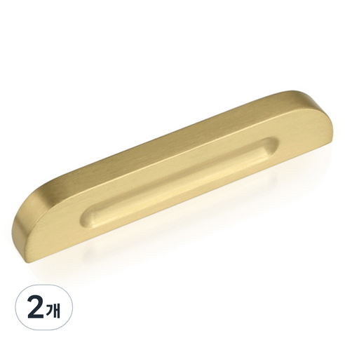 모네스페스 가구손잡이 메트로 황동 64mm, 2개