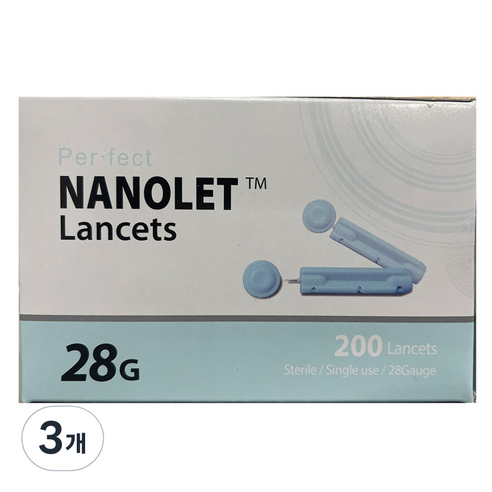 나노렛 란셋 스카이블루 28g, 3개