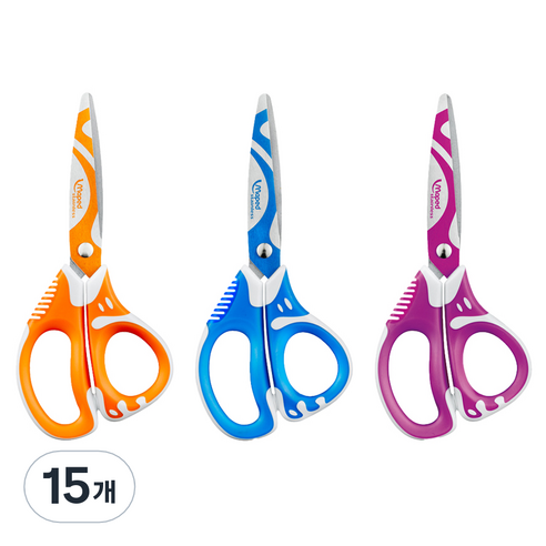 마패드 아동용 제노아핏 가위 13cm, 랜덤발송, 15개