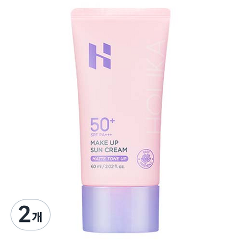 홀리카홀리카 메이크업 선크림 SPF50+ PA+++, 2개, 60ml