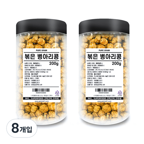 고미네 볶은 병아리콩, 200g, 8개