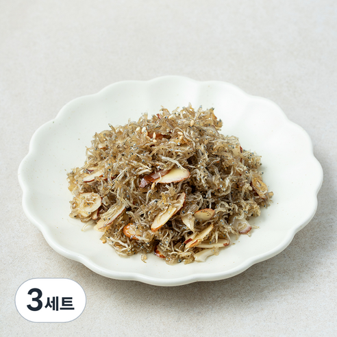 우리아이튼튼 아몬드 멸치 볶음 만들기 세트 190g, 3세트