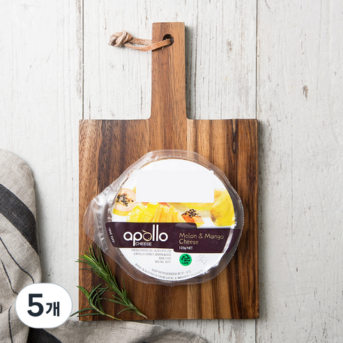 APOLLO 멜론 앤 망고 치즈, 125g, 1개입, 5개