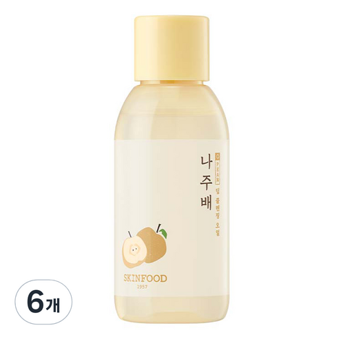 스킨푸드 나주배 딥 클렌징 오일, 55ml, 6개