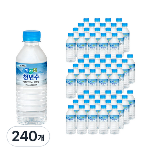 가야산천년수 생수, 330ml, 240개