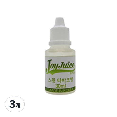 아로마조이 조이쥬스 슬라임 향료 30ml, 3개, 스윗타바코