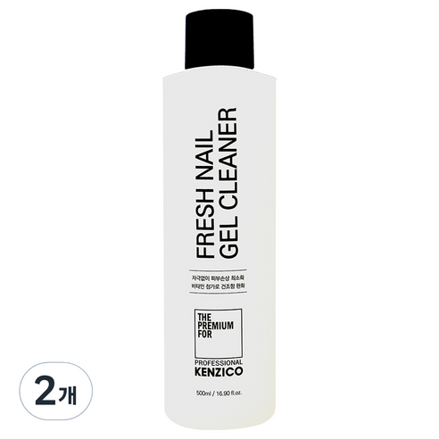 켄지코 프레시 네일 젤 클리너, 500ml, 2개