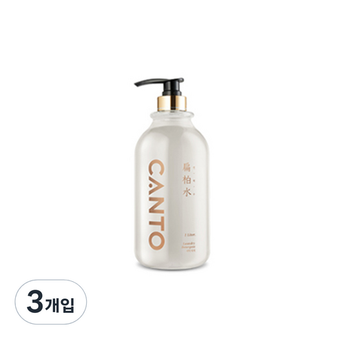 칸토 편백수 세탁세제 1L, 3개