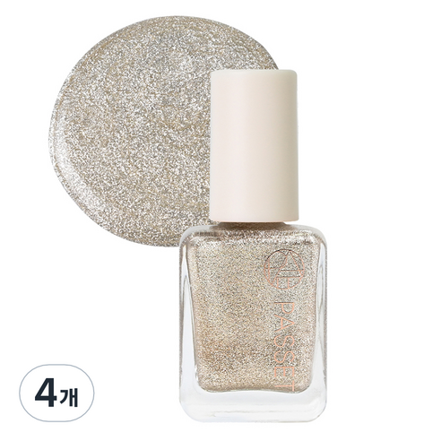 파셋 셀럽 네일컬러 폴리쉬 매니큐어, 68 샴페인골드, 7ml, 4개