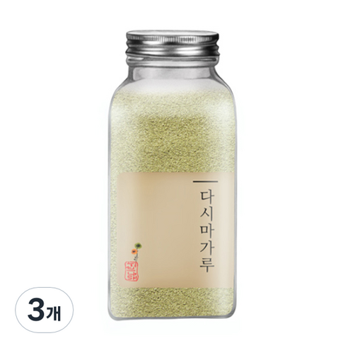 허브나래 조미료 국내산 다시마 가루 분말, 90g, 3개