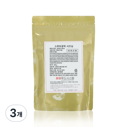 상상시즈닝 스위트갈릭 시즈닝, 300g, 3개