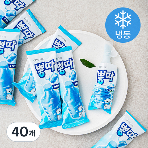 빙그레 뽕따 소다 (냉동), 130ml, 1개입, 40개