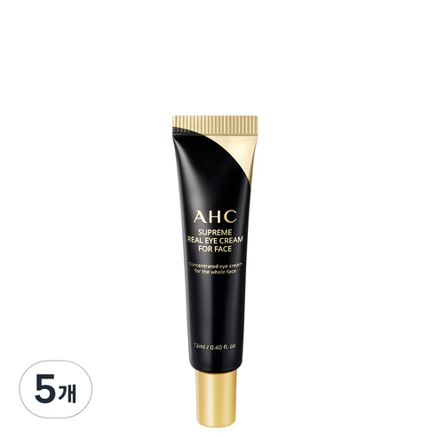 AHC 슈프림 리얼 아이크림 포 페이스, 12ml, 5개
