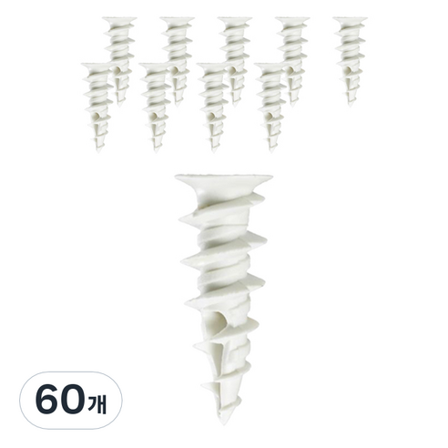 코브라앵커 월드릴러 천공앙카 석고보드용, 60개