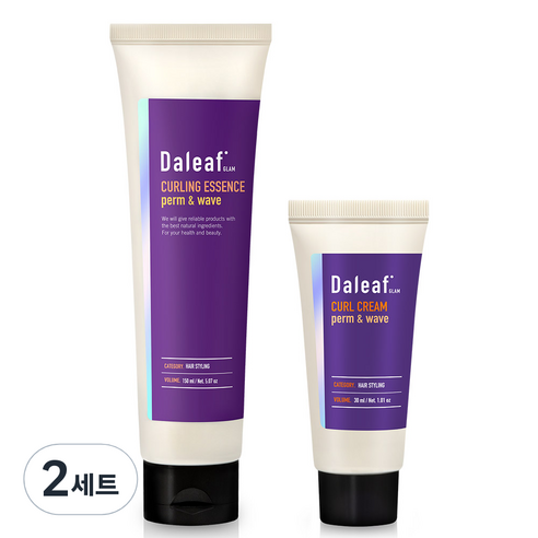 달리프 글램 컬링 에센스 150ml + 컬크림 30ml, 2세트