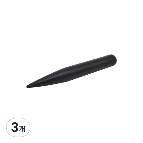 라이프포인트 괄사 지압 마사지기, 3개, 블랙(펜형)