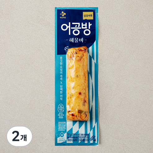 삼호어묵 어공방 해물바, 70g, 2개