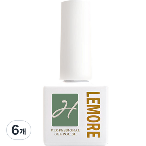 르모어 유리알광택 논와이프 탑젤, High, 10ml, 6개