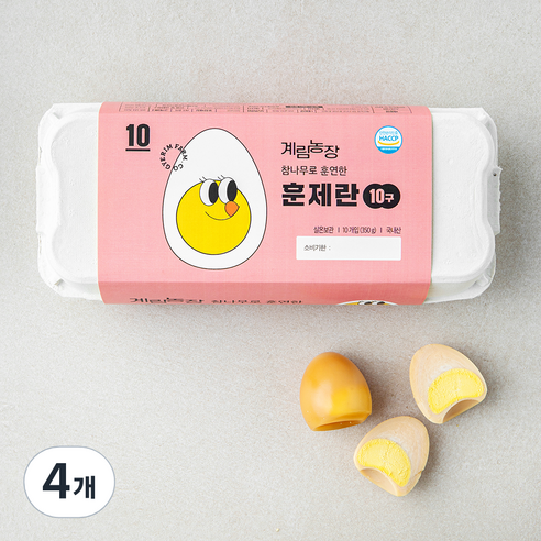 계림농장 참나무로 훈연한 훈제란 350g, 10구, 4개