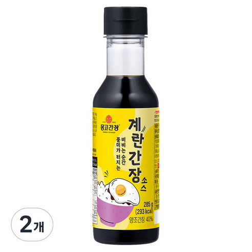 몽고식품 계란간장 소스, 2개, 285g