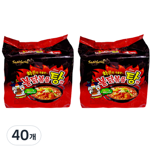 삼양라면 불닭볶음탕면 145g, 40개
