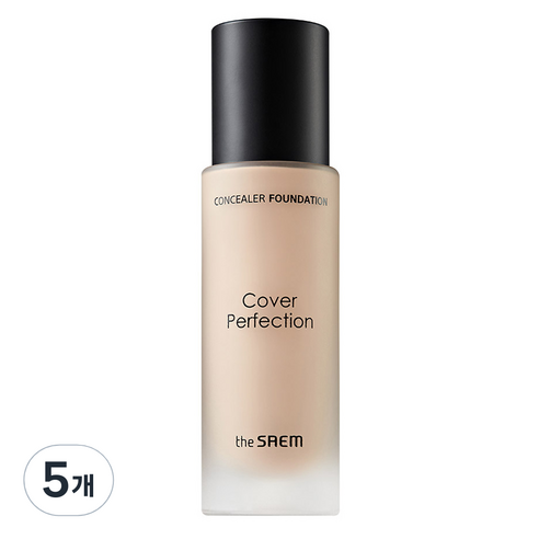 더샘 커버 퍼펙션 컨실러 파운데이션 30ml, 5개, 1.0 클리어 베이지