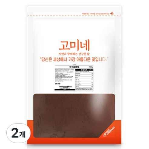 고미네 코코아 분말, 100g, 1개입, 2개