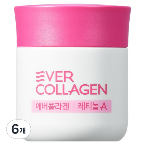 에버콜라겐 레티놀A 42g, 56정, 6개