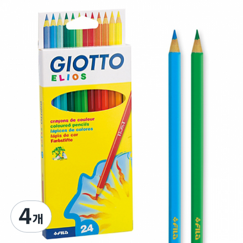 지오토 GIOTTO 엘리오스, 24색, 4개