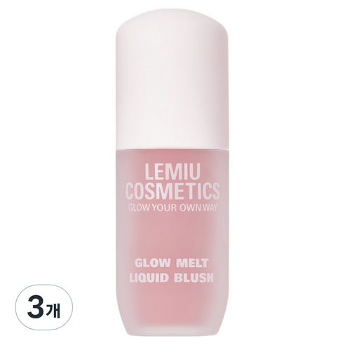 레미유코스메틱 글로우멜트 리퀴드 블러셔, 3개, 01 PINK SAND