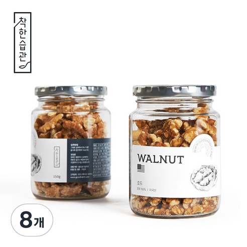 착한습관 호두, 150g, 8개