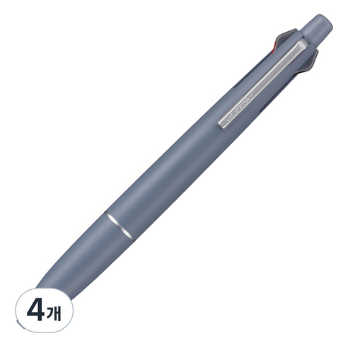 제트스트림 라이트 터치 잉크 멀티펜 MSXE-LS 0.5mm, 스틸블루, 4개