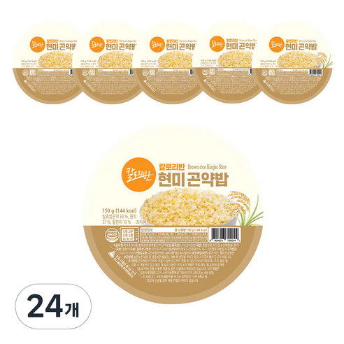 칼로리반 현미곤약밥, 150g, 24개