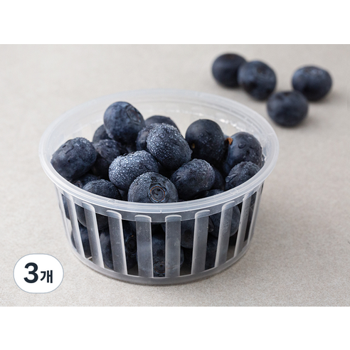 곰곰 GAP 국내산 블루베리 왕특, 100g, 3개