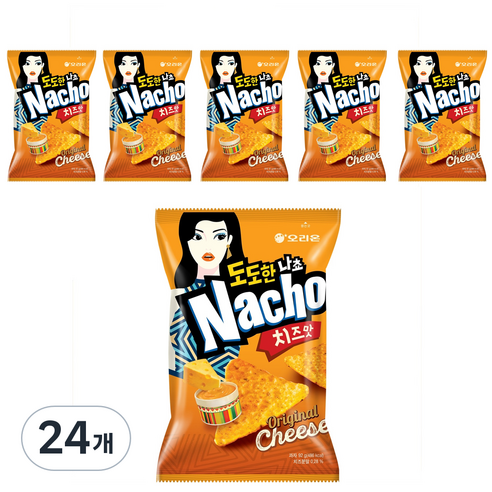 오리온 도도한 나초 치즈맛, 92g, 24개