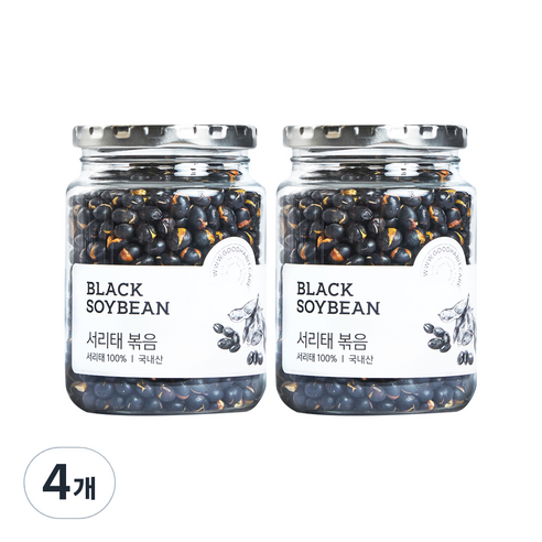 착한습관 볶은 서리태, 200g, 4개