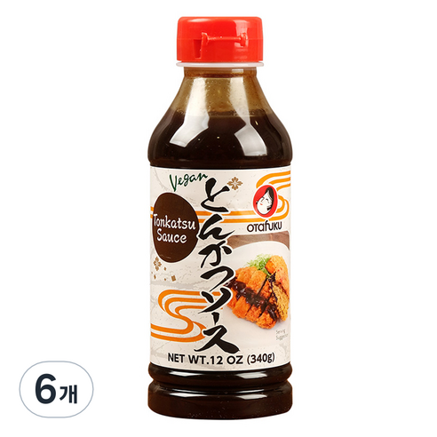 오타후쿠 돈까스 소스 비건, 6개, 340g