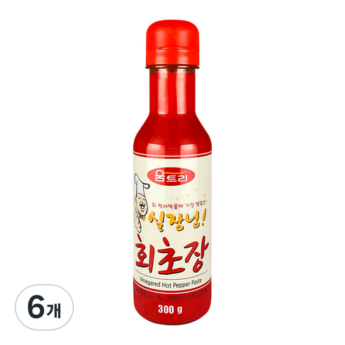 움트리 실장님 회초장, 300g, 6개