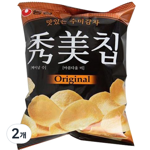 농심 수미칩 오리지널, 55g, 2개