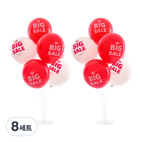 파티쇼 풍선꽂이 장식 세트 70cm, 빅세일, 8세트