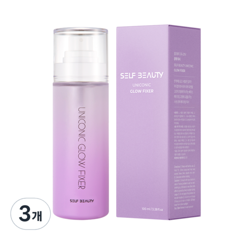 셀프뷰티 유니콘 광채 메이크업 픽서, 100ml, 3개