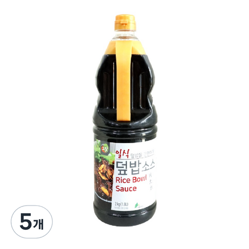 이슬나라 일식 덮밥소스, 2kg, 5개