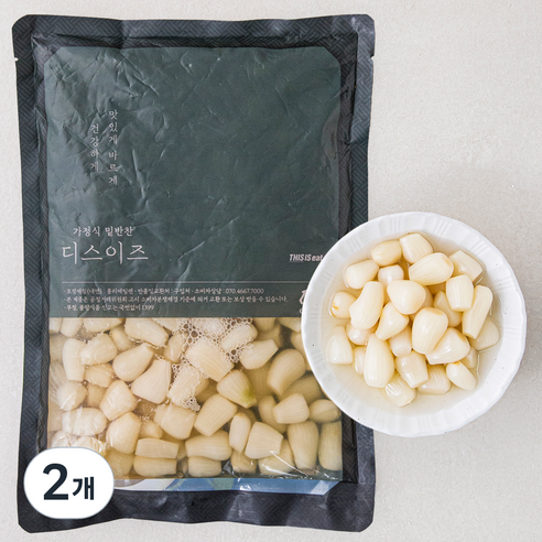 디스이즈 락교 장아찌, 1kg, 2개