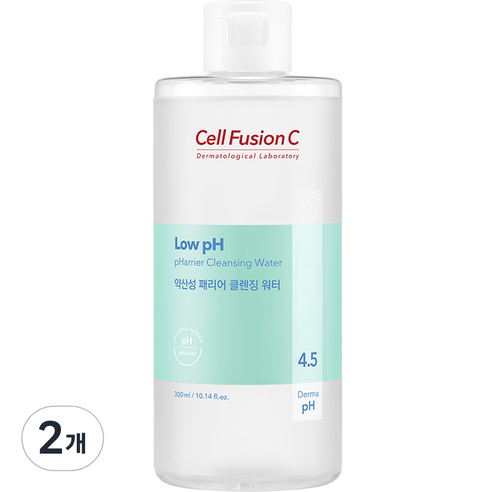 셀퓨전씨 약산성 패리어 클렌징 워터, 2개, 300ml