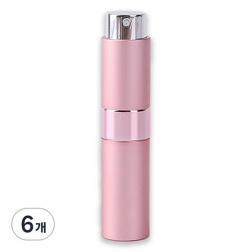 바코젤 향수 공병 8ml, 핑크, 6개