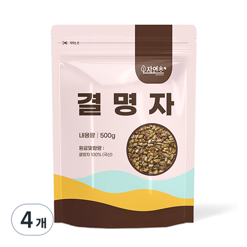 자연초 결명자, 500g, 1개입, 4개