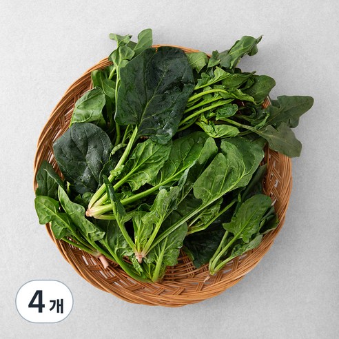 국내산 영덕 시금치, 300g, 4개