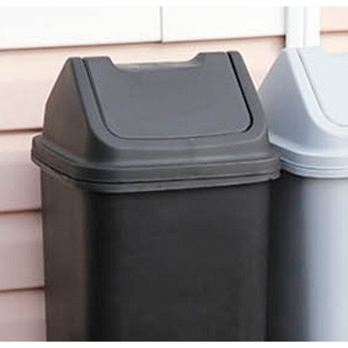 좁은 공간을 효율적으로! 냄새 걱정 없는 바이굿즈 정사각 휴지통으로 깔끔함을 더하세요.